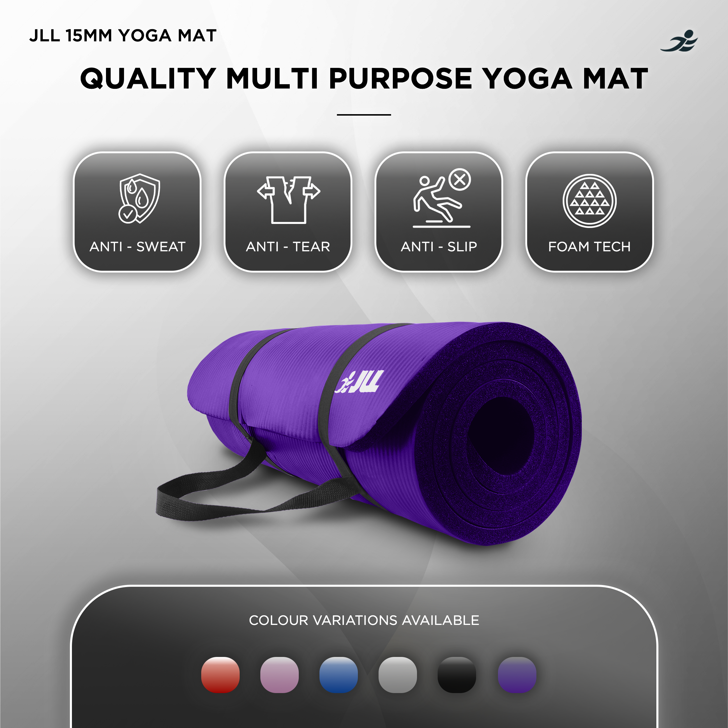 15mm Yoga Mat Extra-Thick