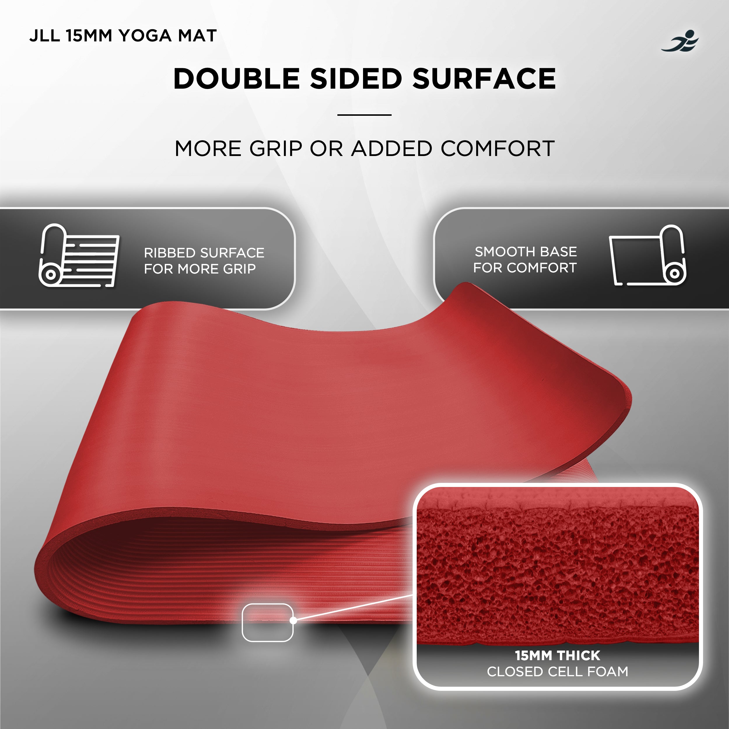 15mm Yoga Mat Extra-Thick