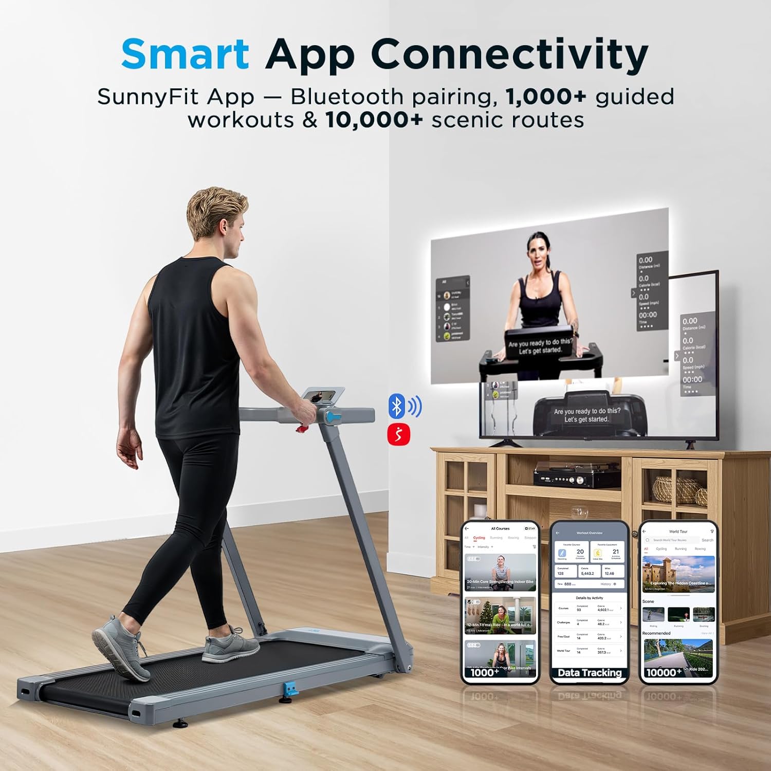 JLL Helius Lite Smart Brushless Motor Treadpad® Treadmill