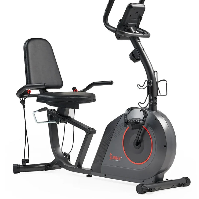 16-Level Smart Magnetic Resistance Recumbent Bike