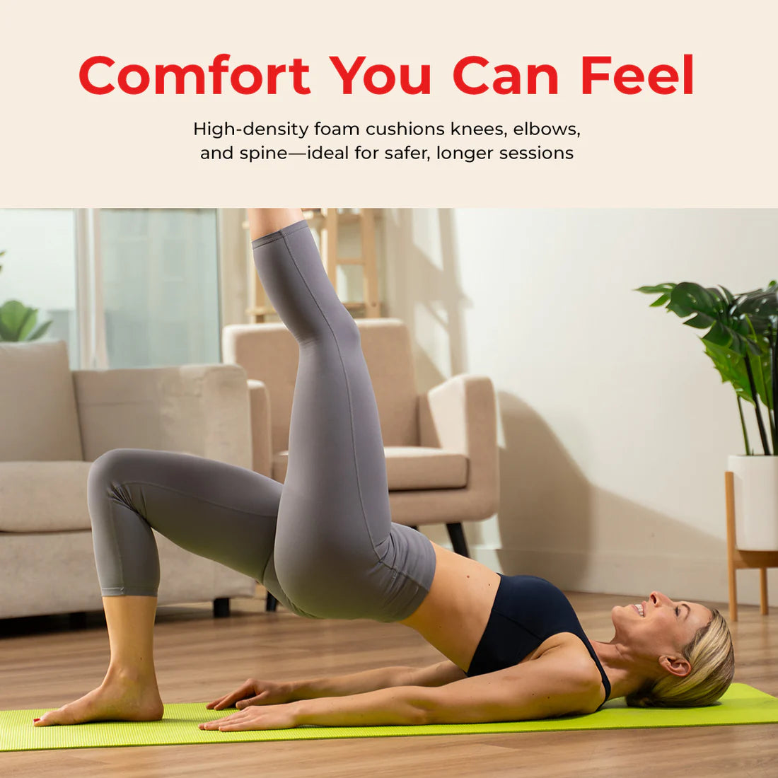 Sunny Health & Fitness High-Density Yoga Mat