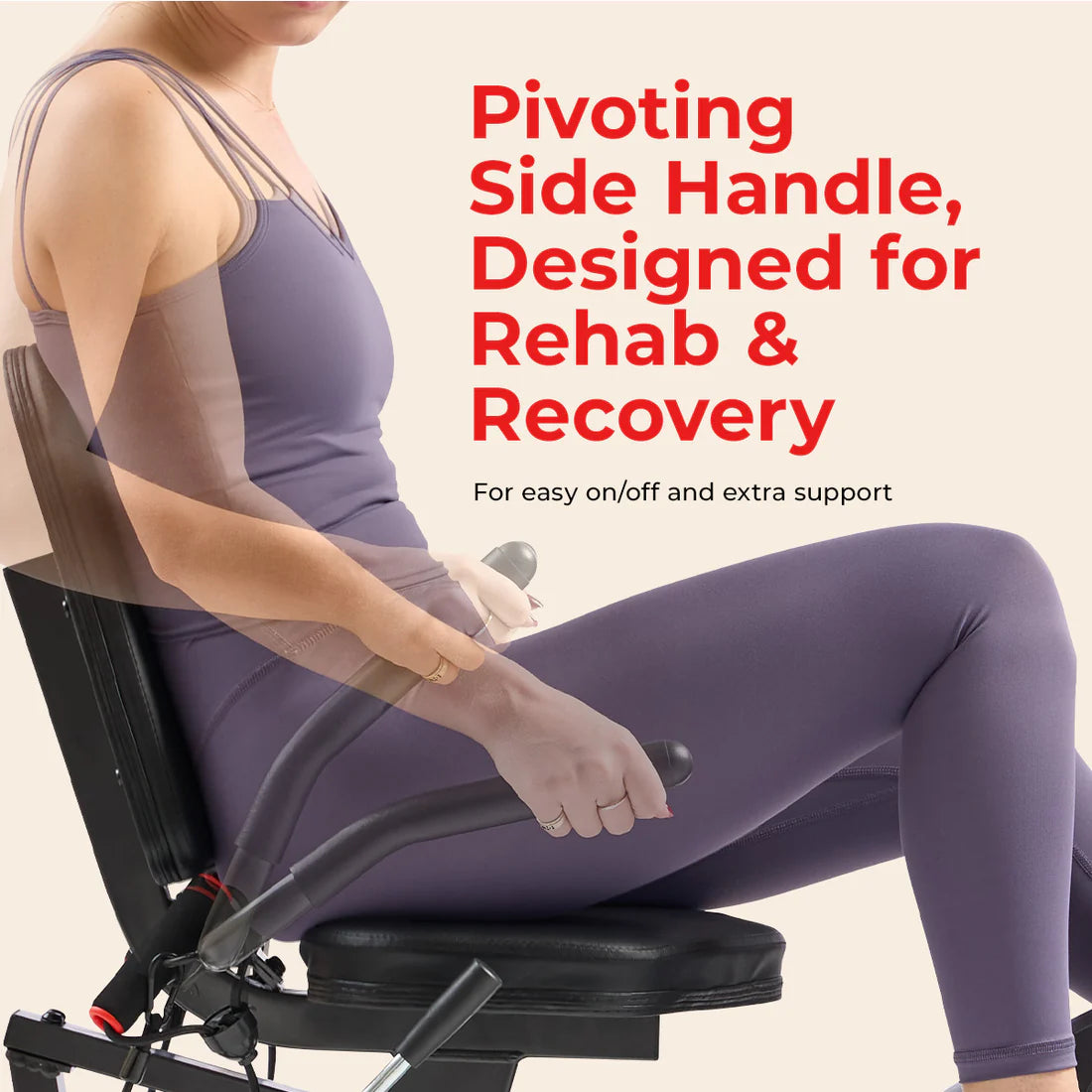 16-Level Smart Magnetic Resistance Recumbent Bike