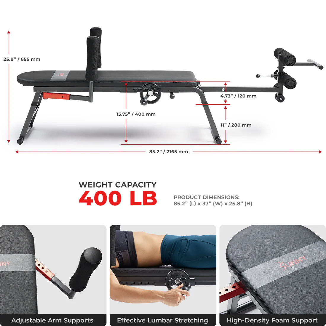 Inversion traction and Stretch decompression table