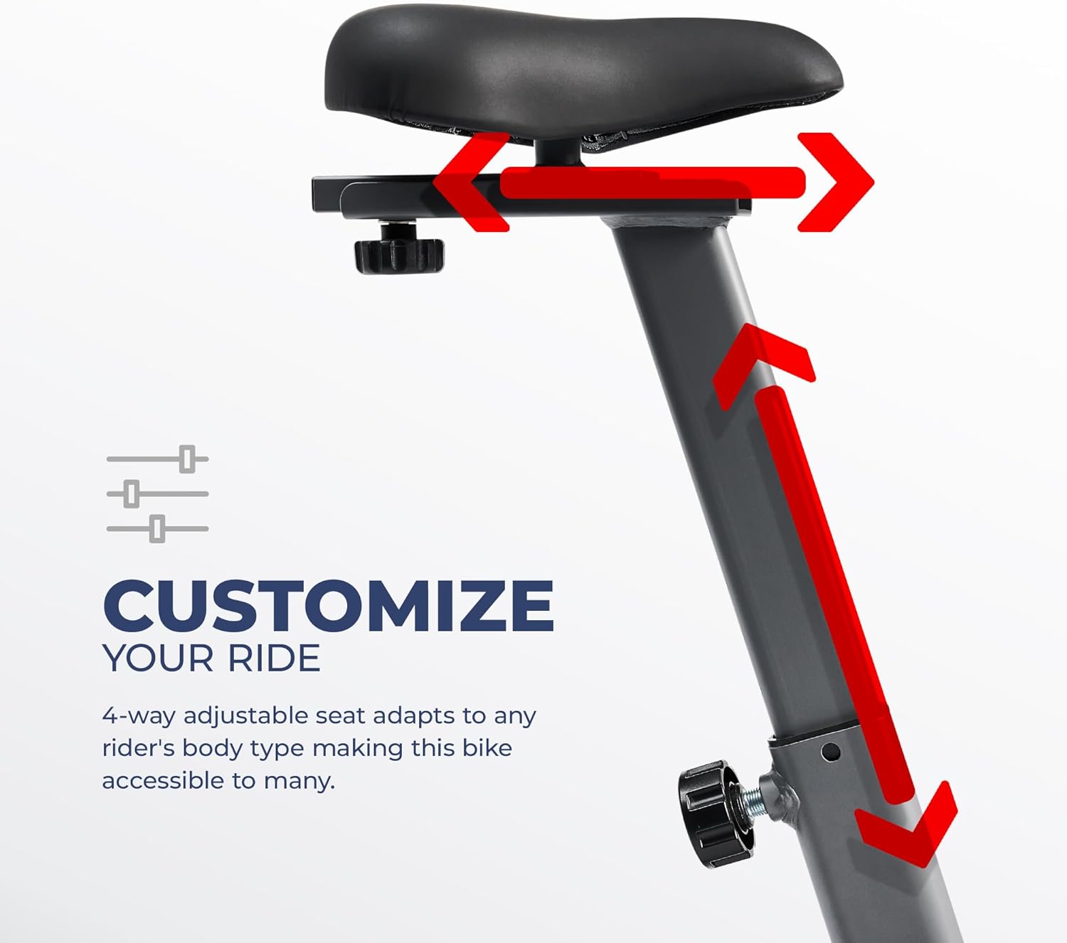 Sunny Health & Fitness Performance Upright Exercise Bike