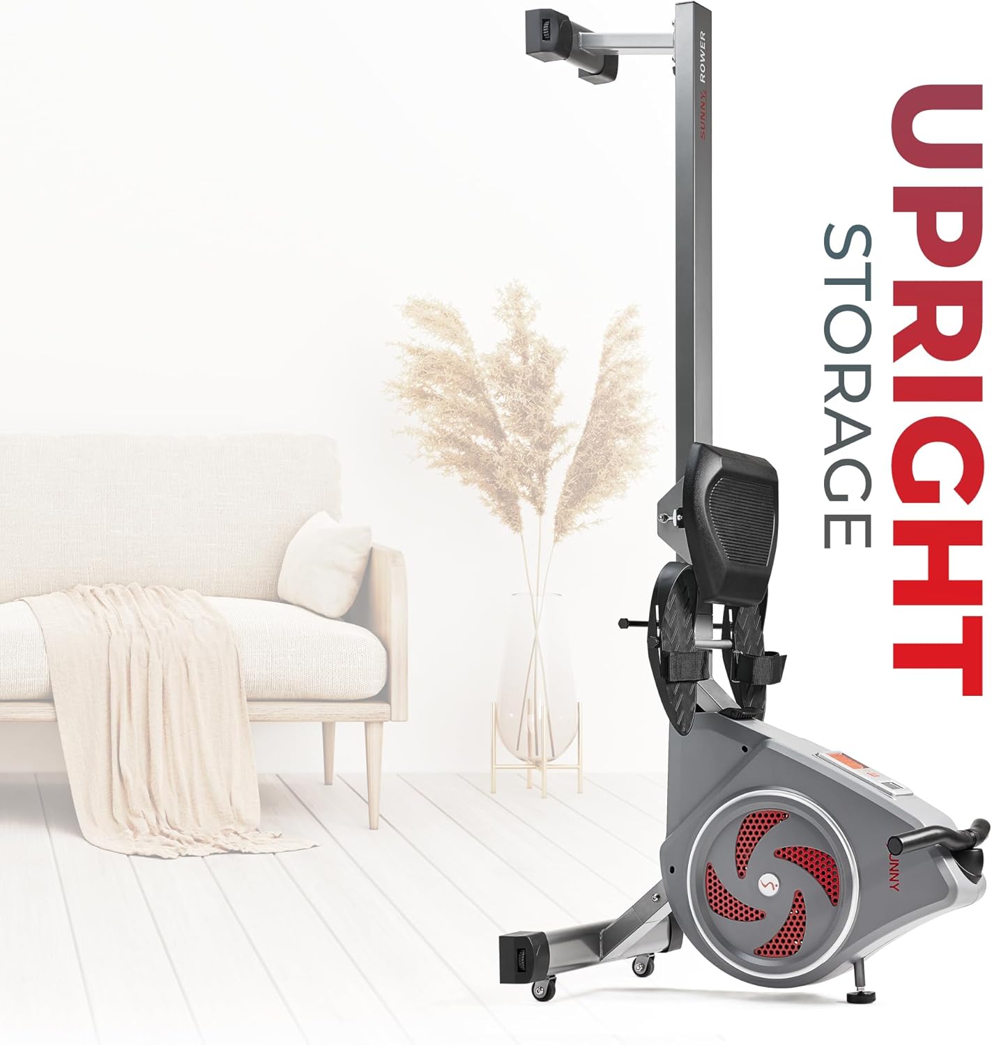 Sunny Health and Fitness Dynamic Air Rowing Machine