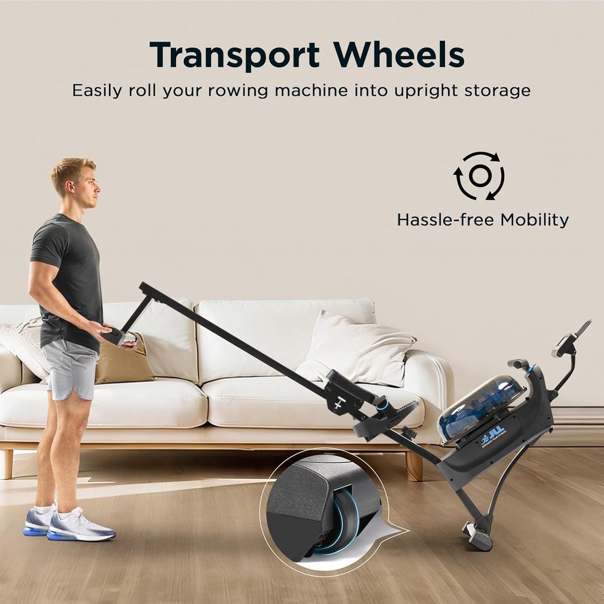 Premium Magnetic Water Rowing Machine