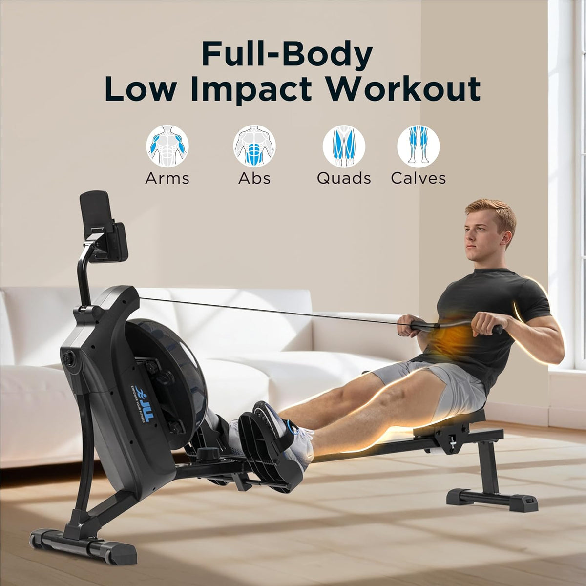 Premium Magnetic Water Rowing Machine