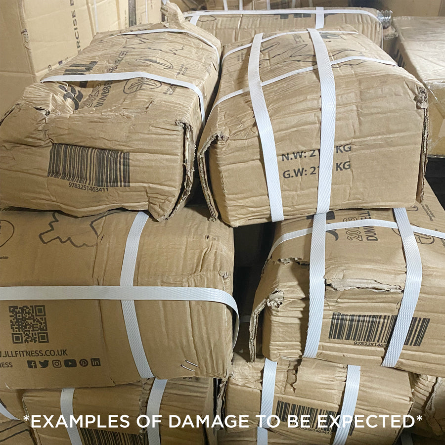 20KG Cast Iron Dumbbell/Barbell Set - Packaging Damage