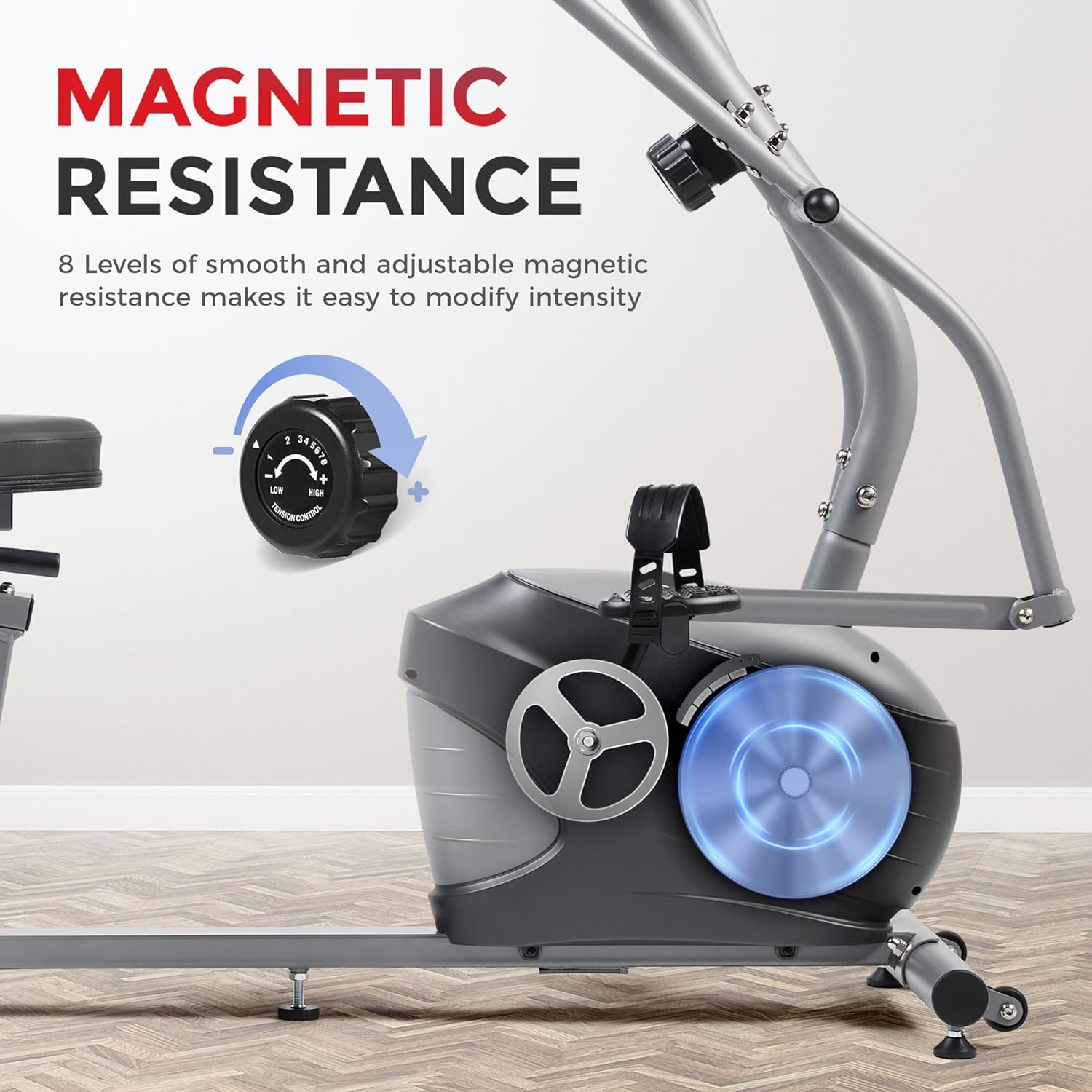 Performance Interactive Recumbent Bike with Arm Exerciser