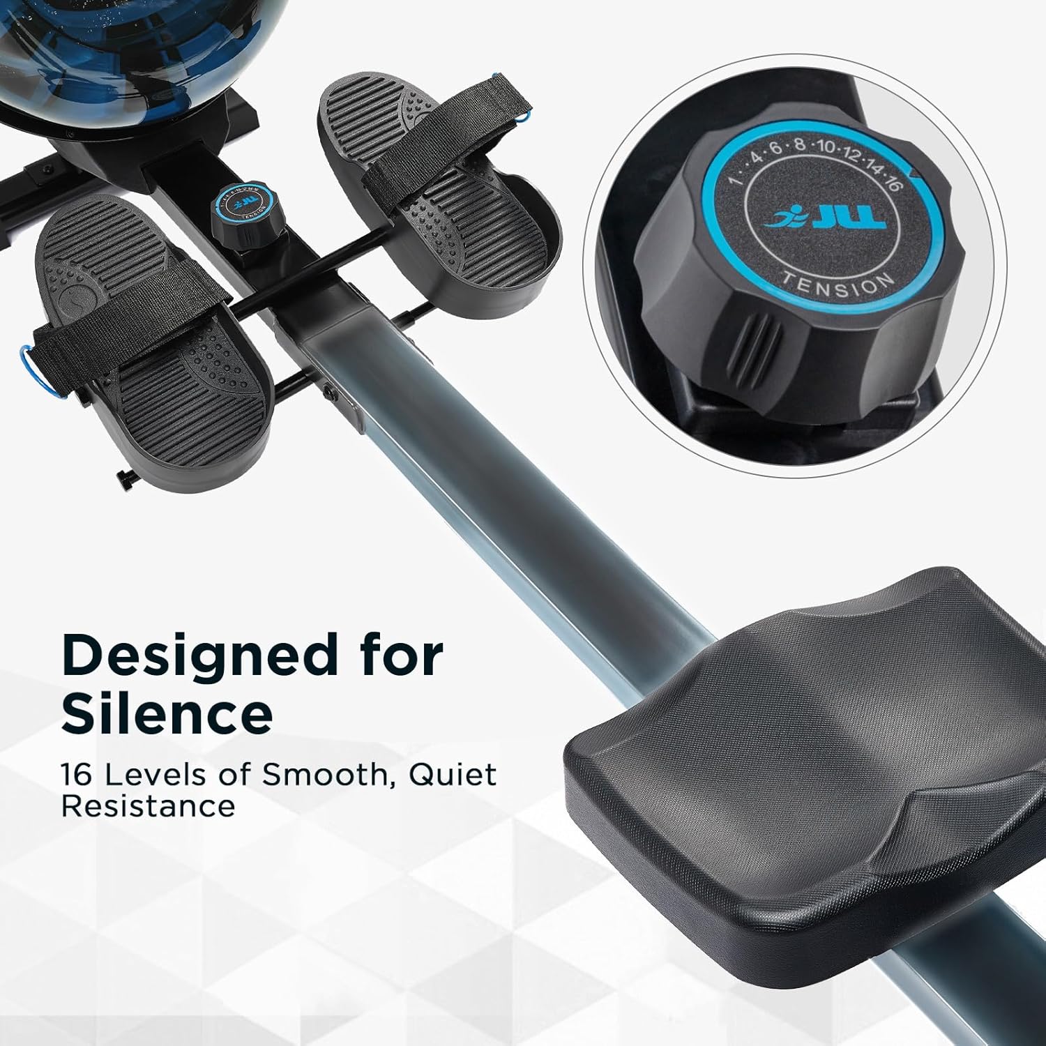 JLL Multi-Function Premium Magnetic Water Rowing Machine