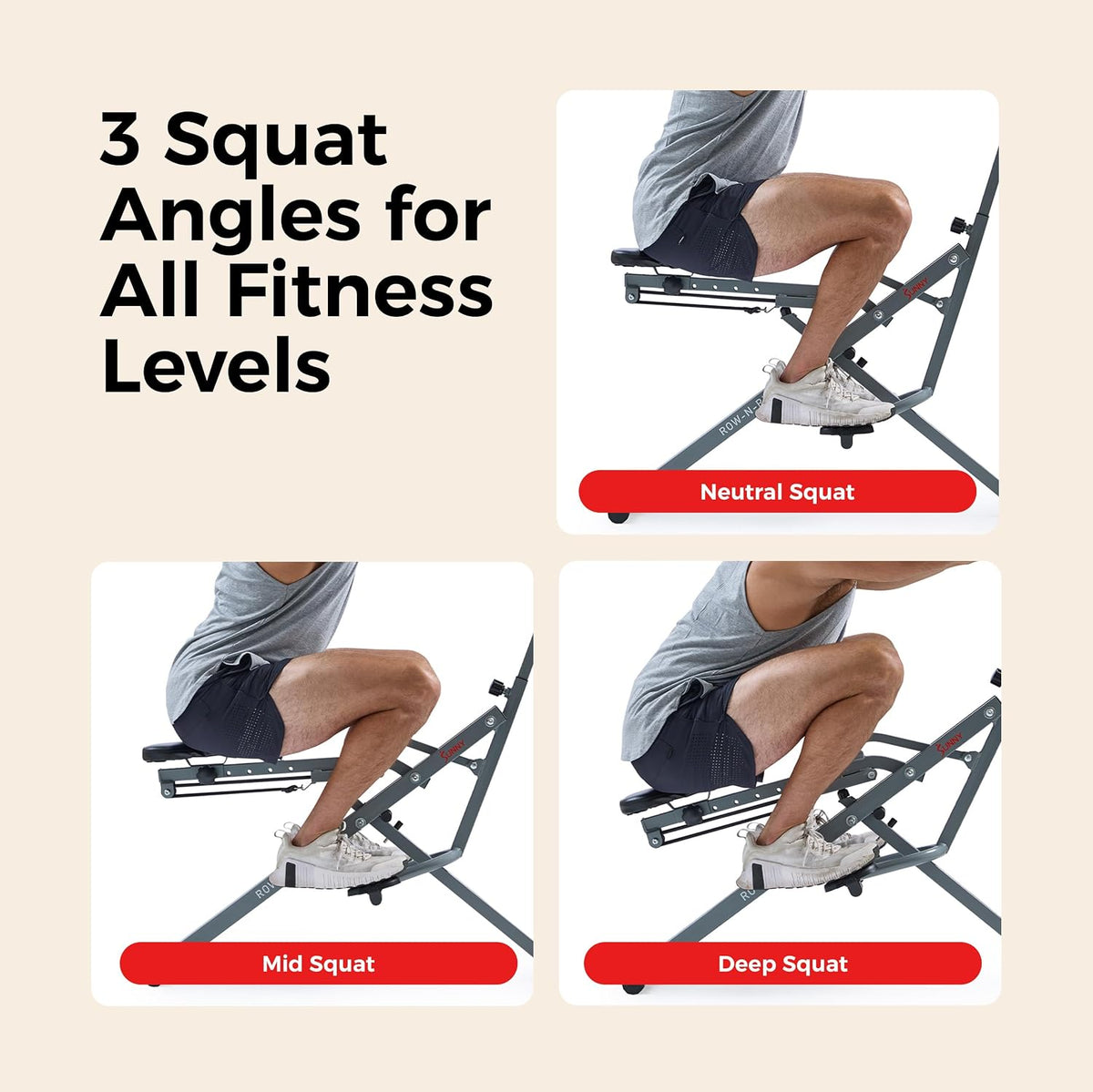 Row-N-Ride Squat Trainer
