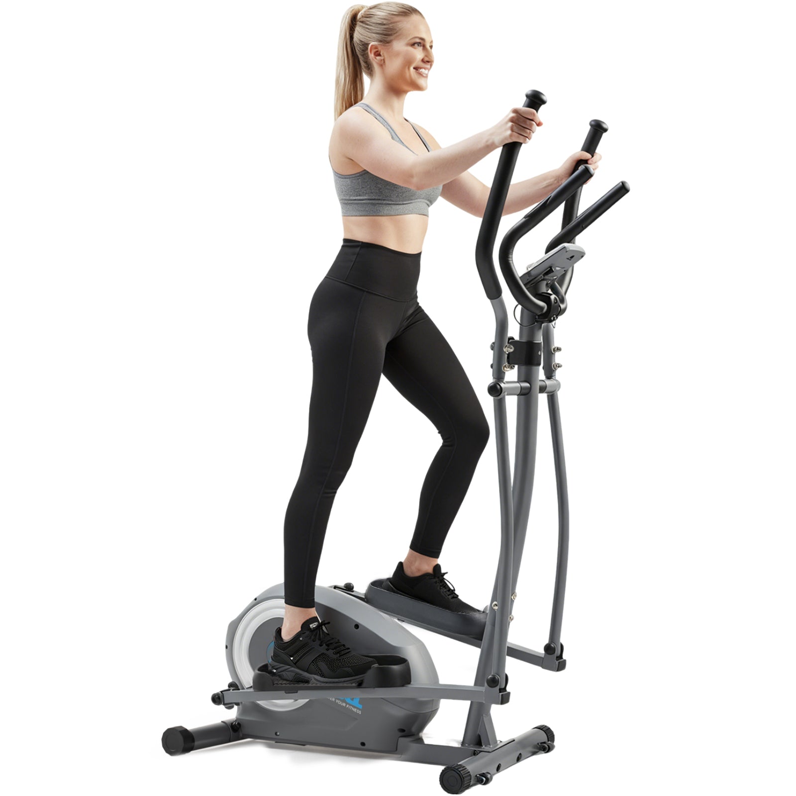 JLL Smart 2-in-1 Upright Elliptical Cross Trainer Full-Body Exerciser