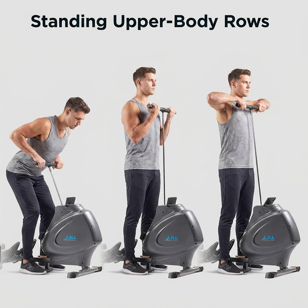 Multi-Function Premium Magnetic Rowing Machine
