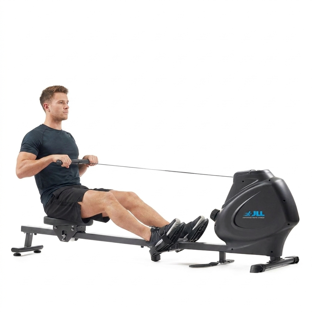 Multi-Function Premium Magnetic Rowing Machine