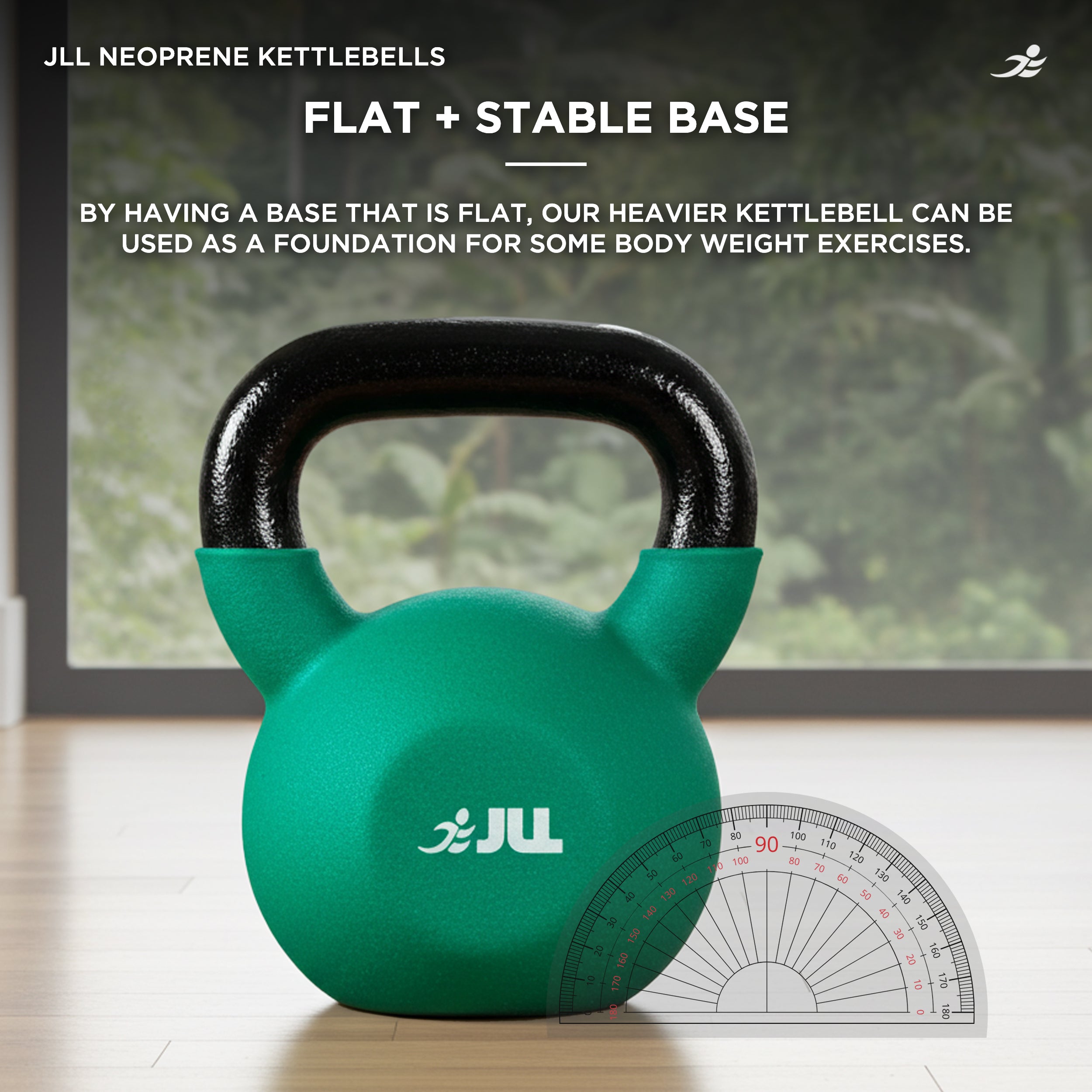 Neoprene Covered Cast Iron Kettlebells 4kg, 8kg + 12kg