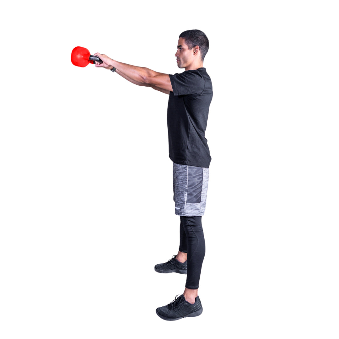 Neoprene Covered Cast Iron Kettlebells 4kg, 8kg + 12kg