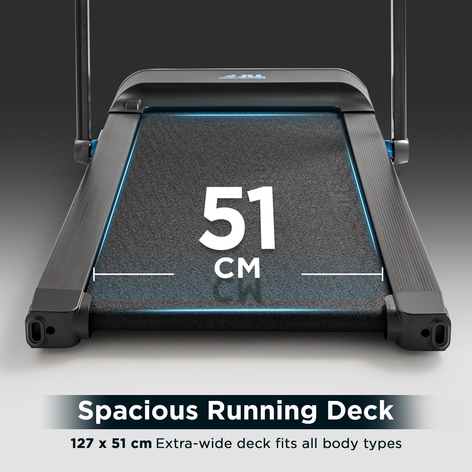 JLL Pegasus Connected Folding Treadmill - 2.5HP Motor, Bluetooth Connectivity, App Compatible