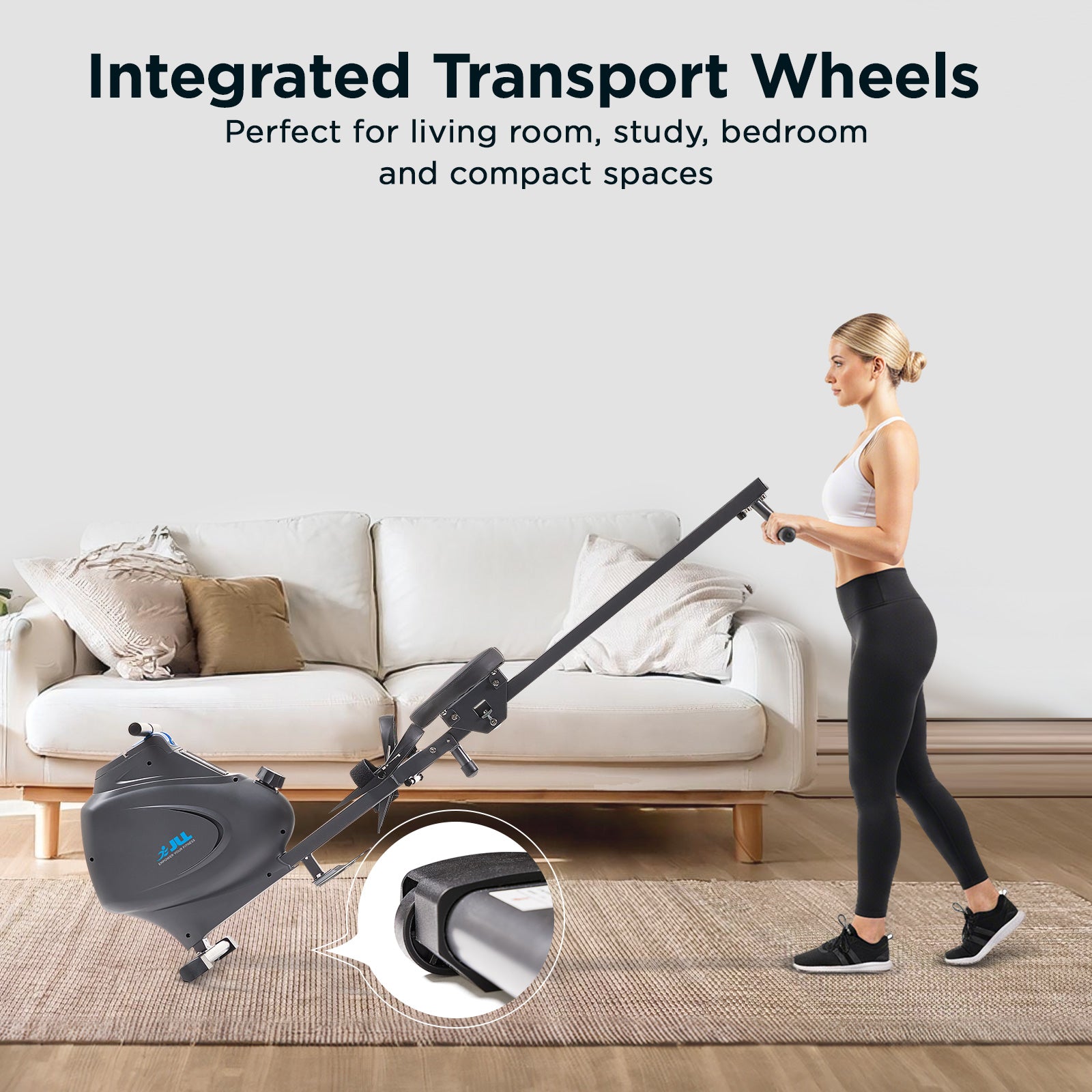 JLL Multi-Function Premium Magnetic Rowing Machine