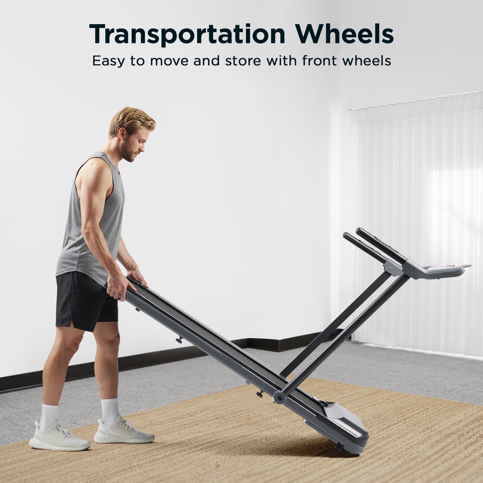 JLL Pegasus Connected Folding Treadmill - 2.5HP Motor, Bluetooth Connectivity, App Compatible