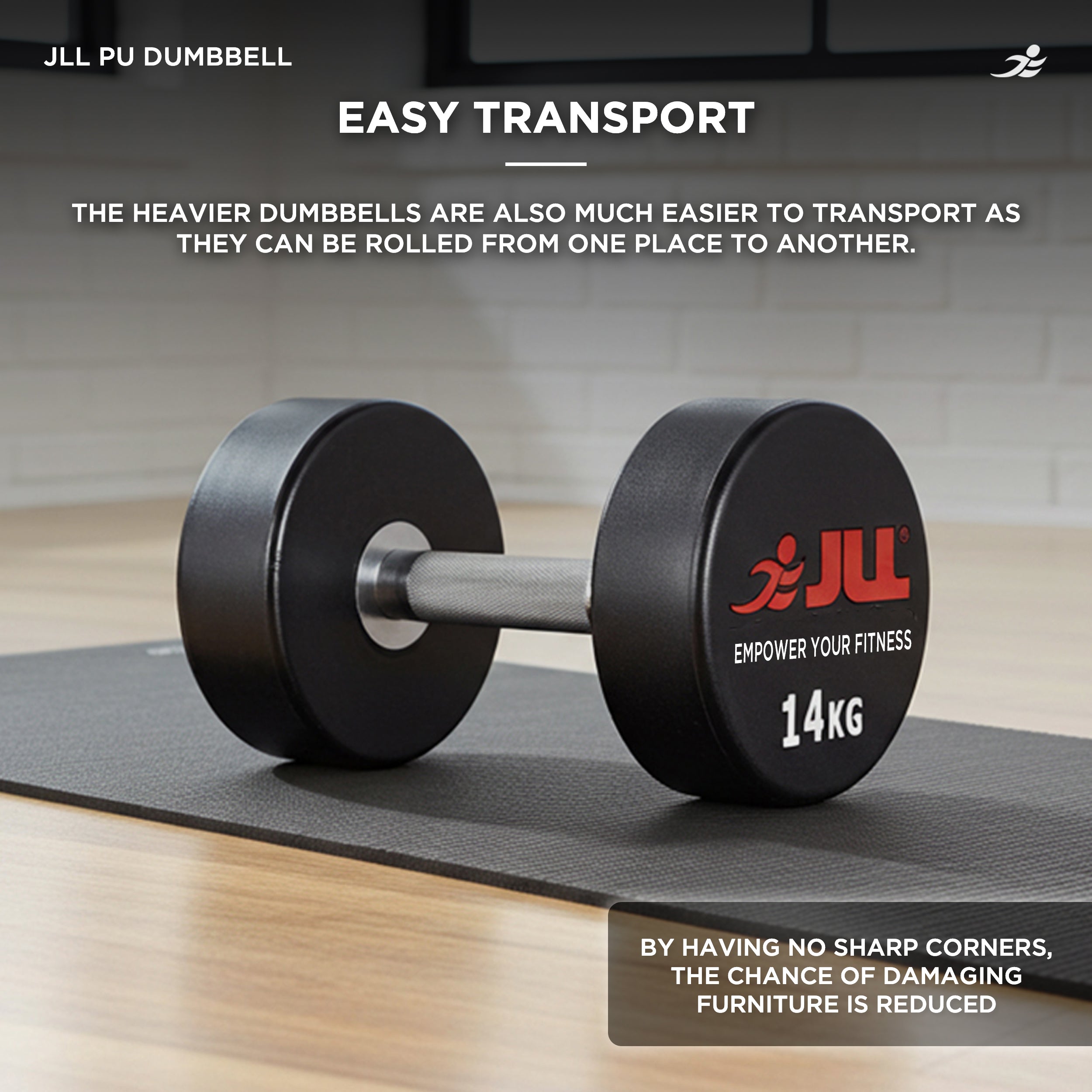 PU Dumbbells 4kg - 32kg