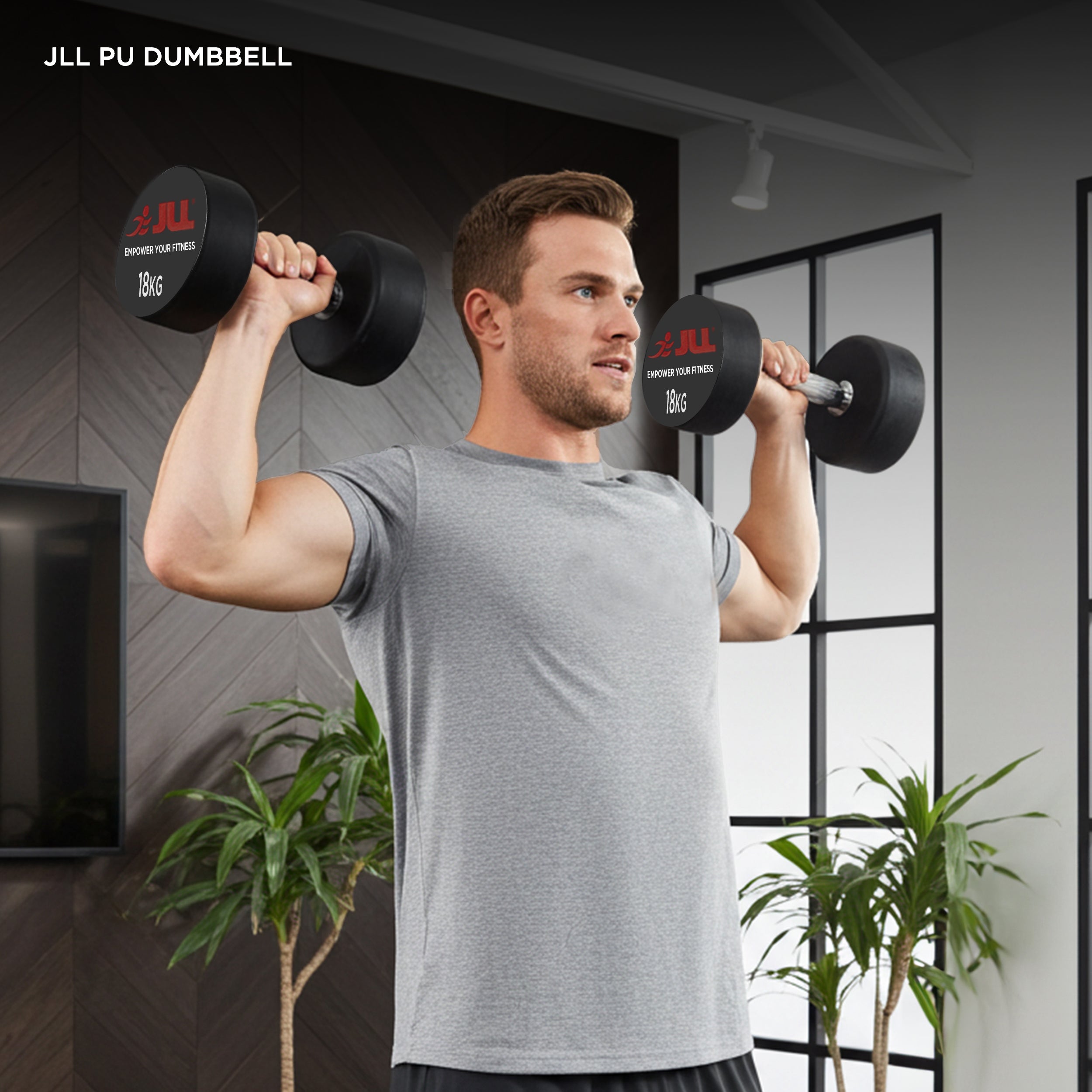 PU Dumbbells 4kg - 32kg