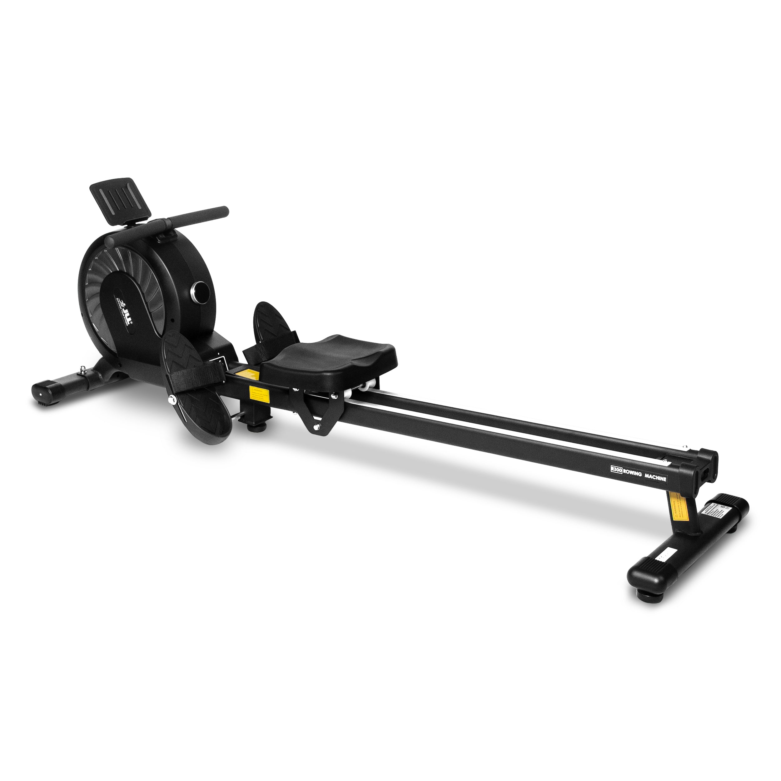 R300 Rowing Machine - Electro-Magnetic Resistance Rower w/ App Connectivity for Home Use, 9 Readout LCD Monitor