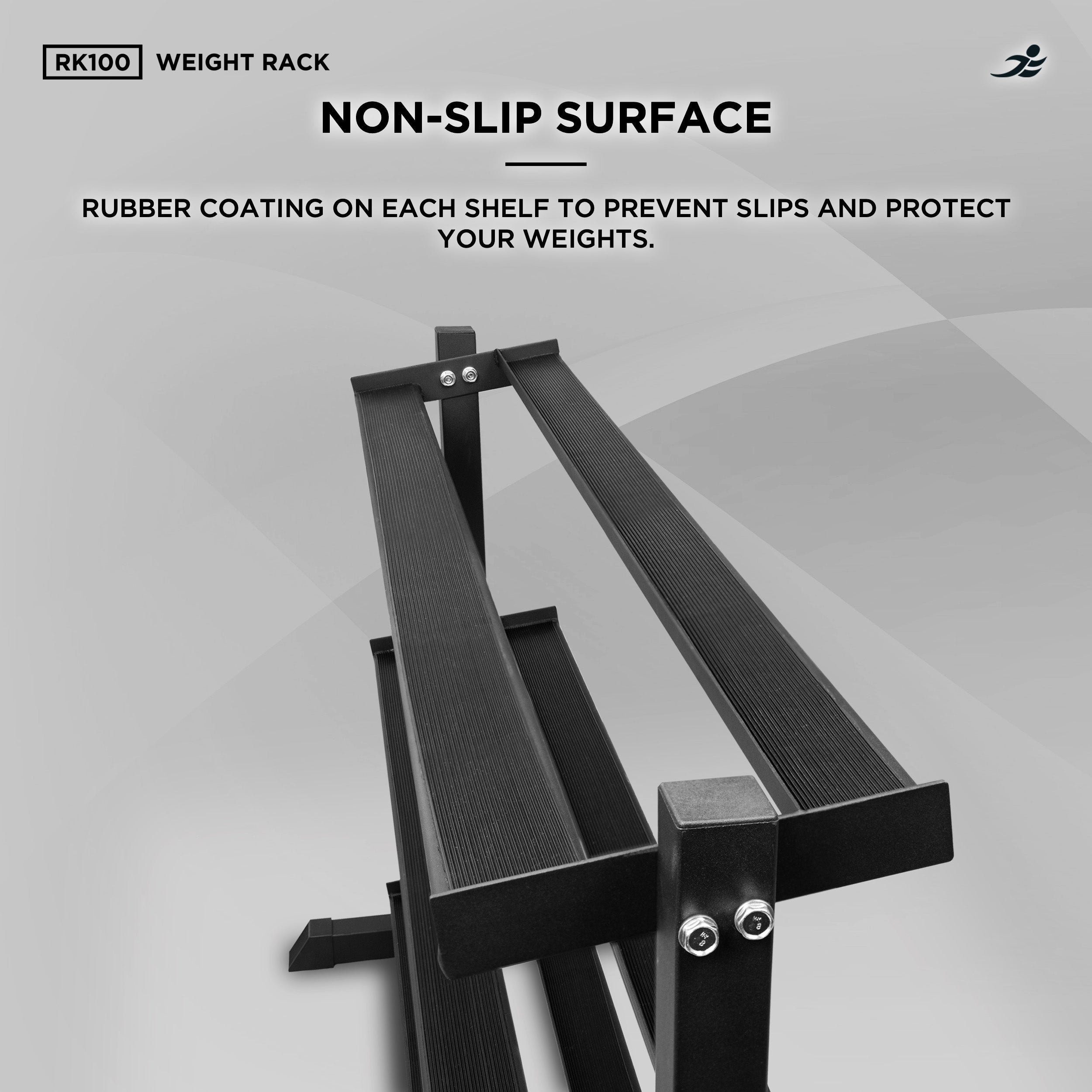 RK100-3 Tier Dumbbell Rack, Weight Stand