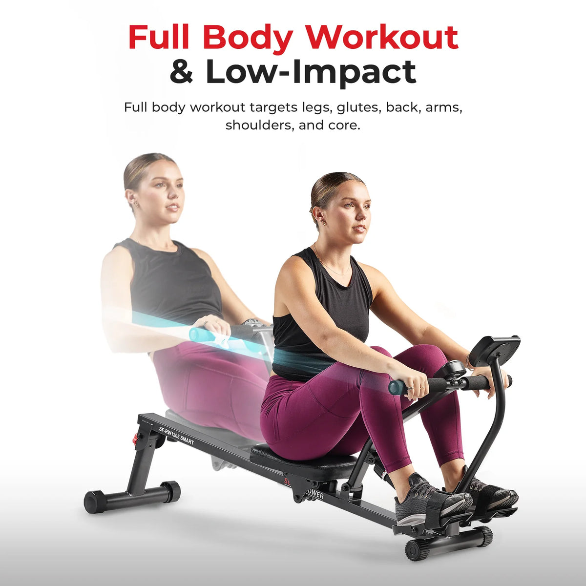 Smart Compact Hydraulic Rowing Machine