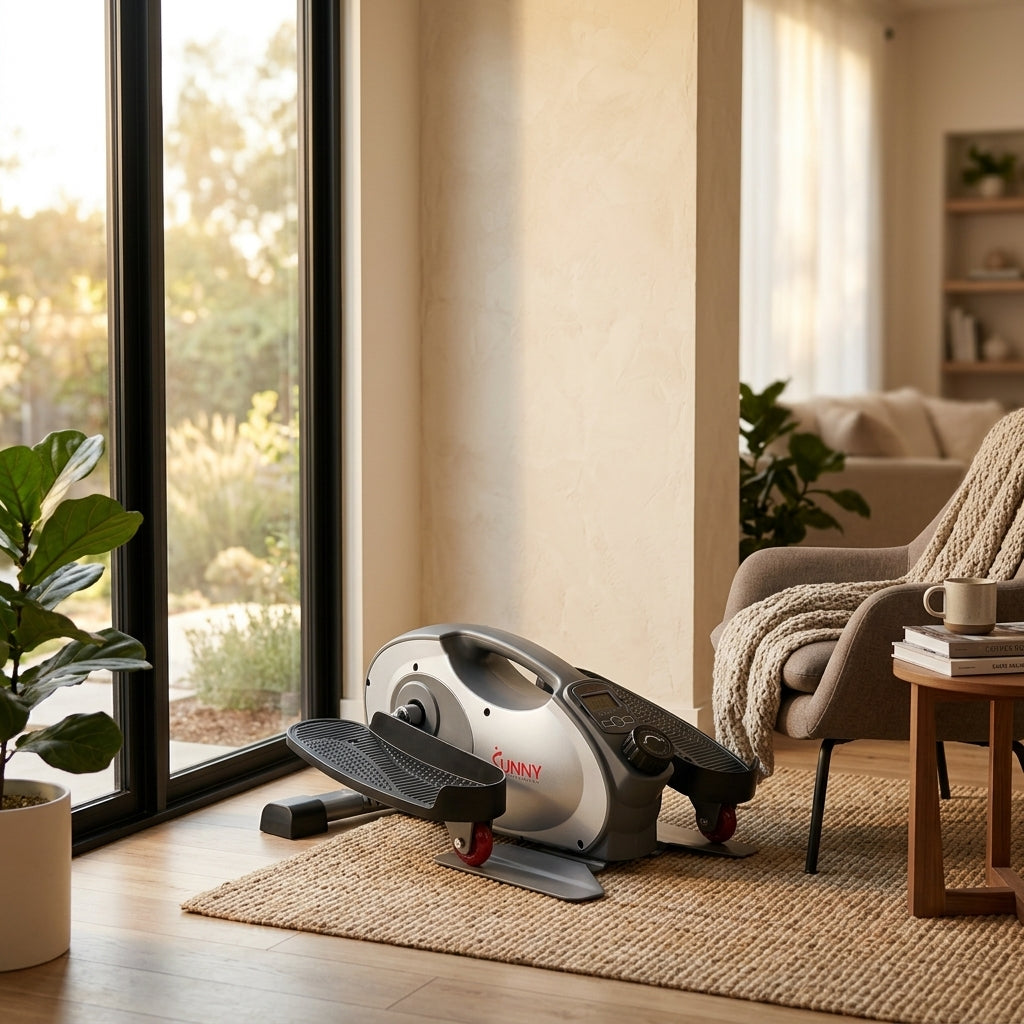 Smart Under Desk Mini Elliptical Exercise Trainer