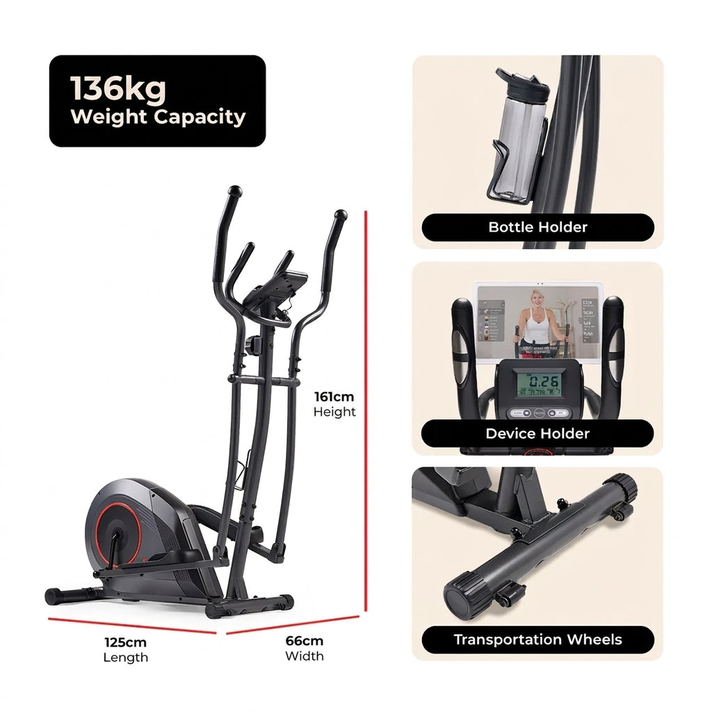 16-Level Smart Magnetic Resistance Elliptical