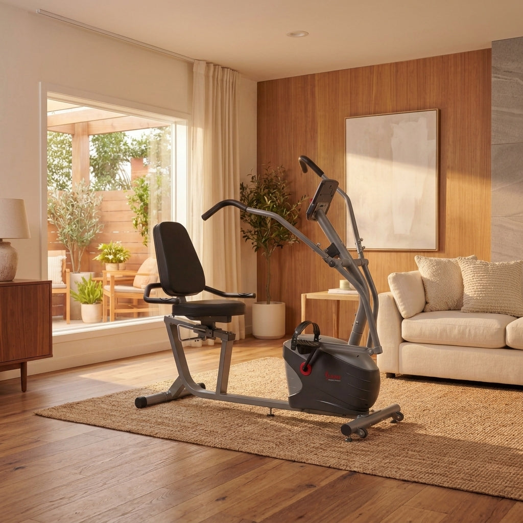 Performance Interactive Recumbent Bike with Arm Exerciser