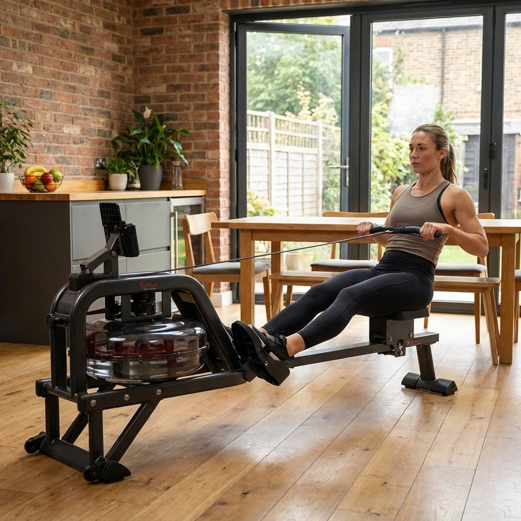 Obsidian Surge Smart Water Rowing Machine