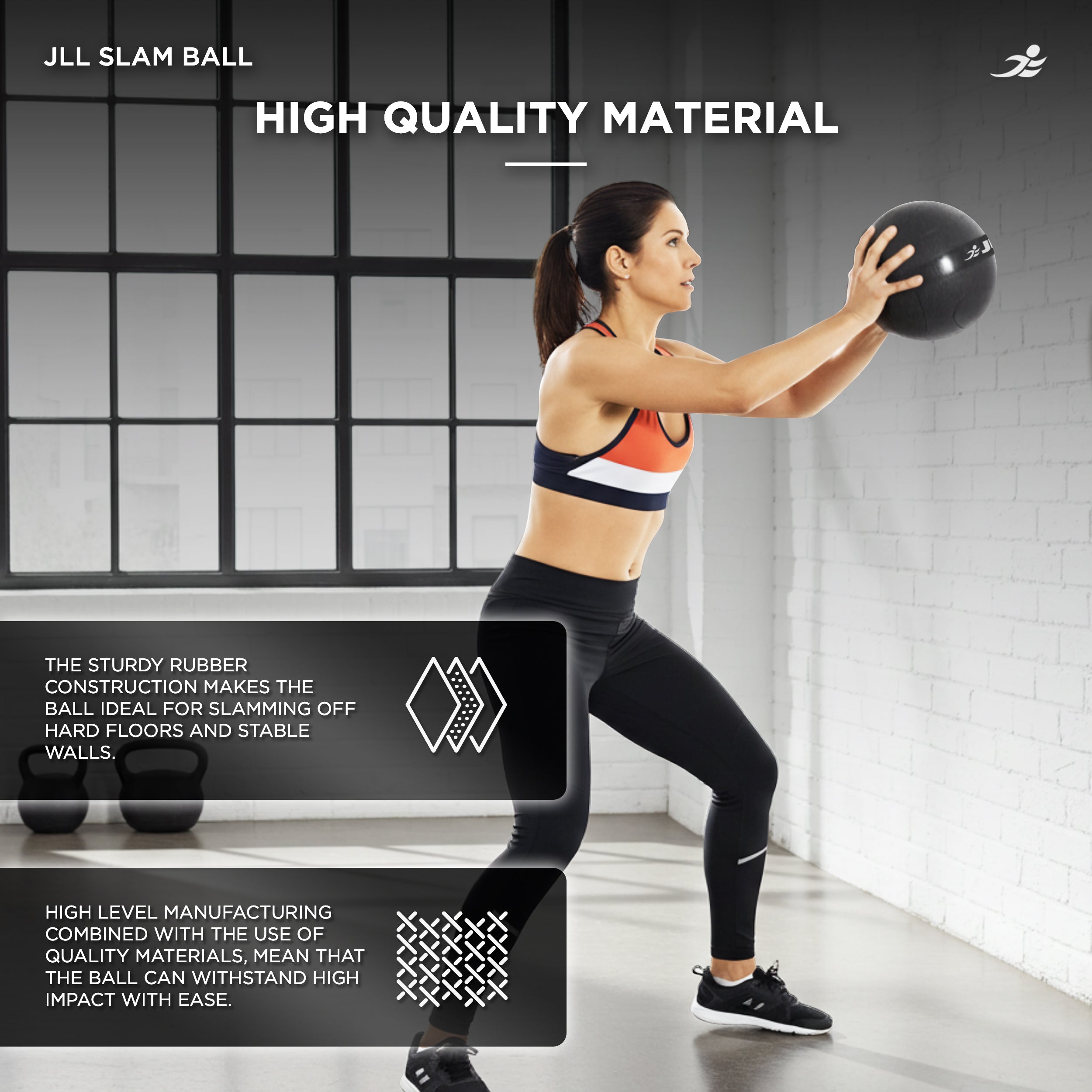 Heavy Duty Slam Ball - Available in 5kg, 10kg, 12kg & 15kg