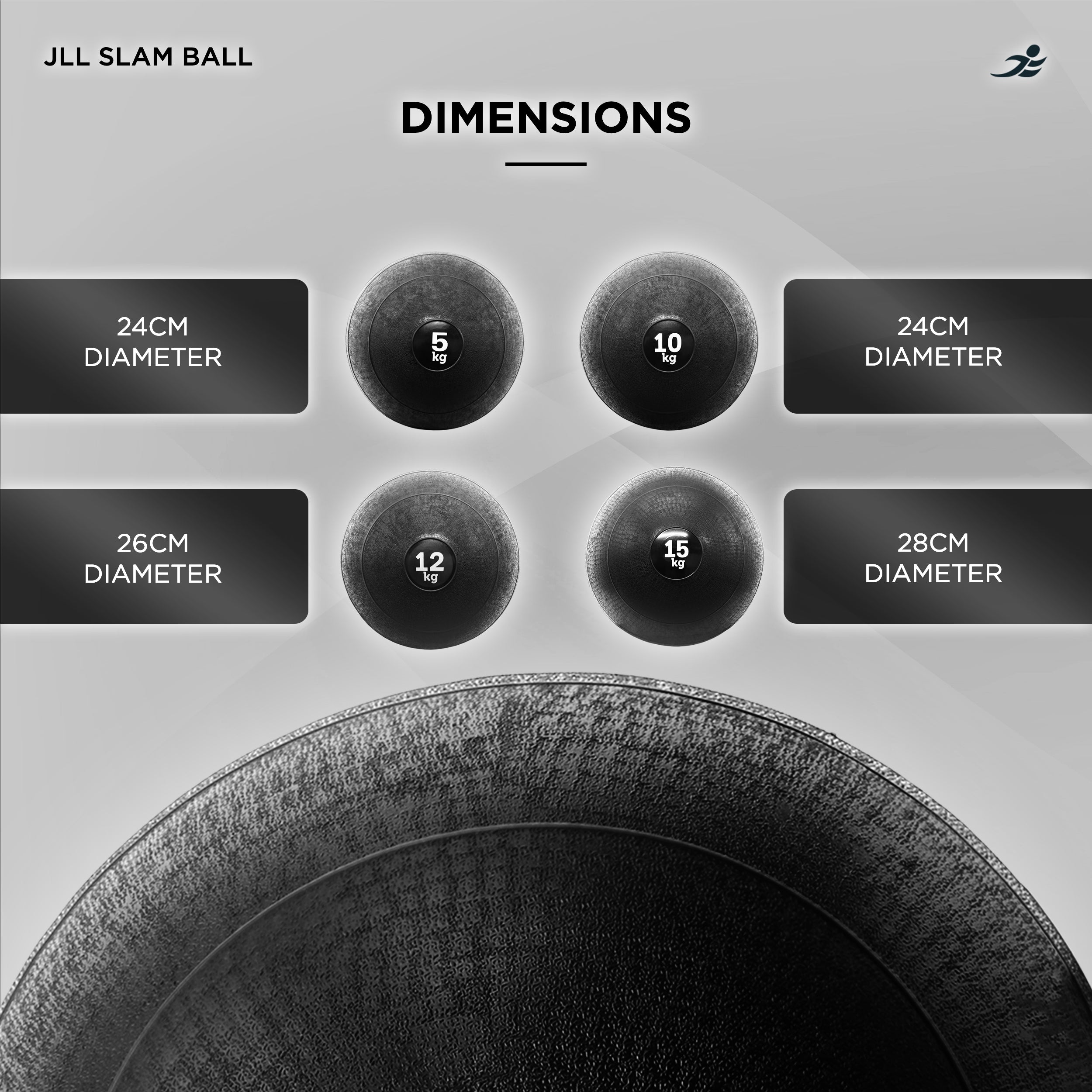 Heavy Duty Slam Ball - Available in 5kg, 10kg, 12kg & 15kg