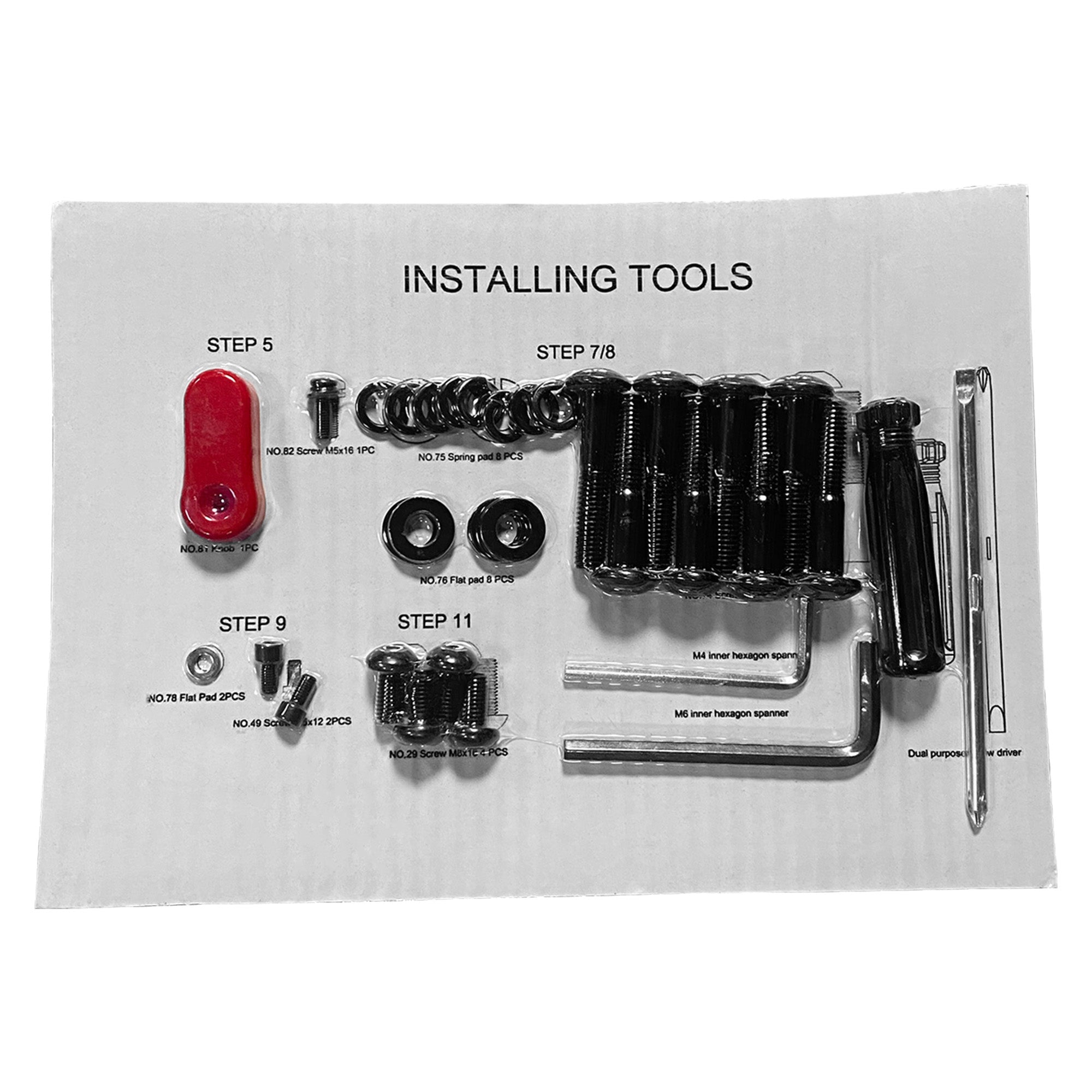 Treadmill Tool Packs