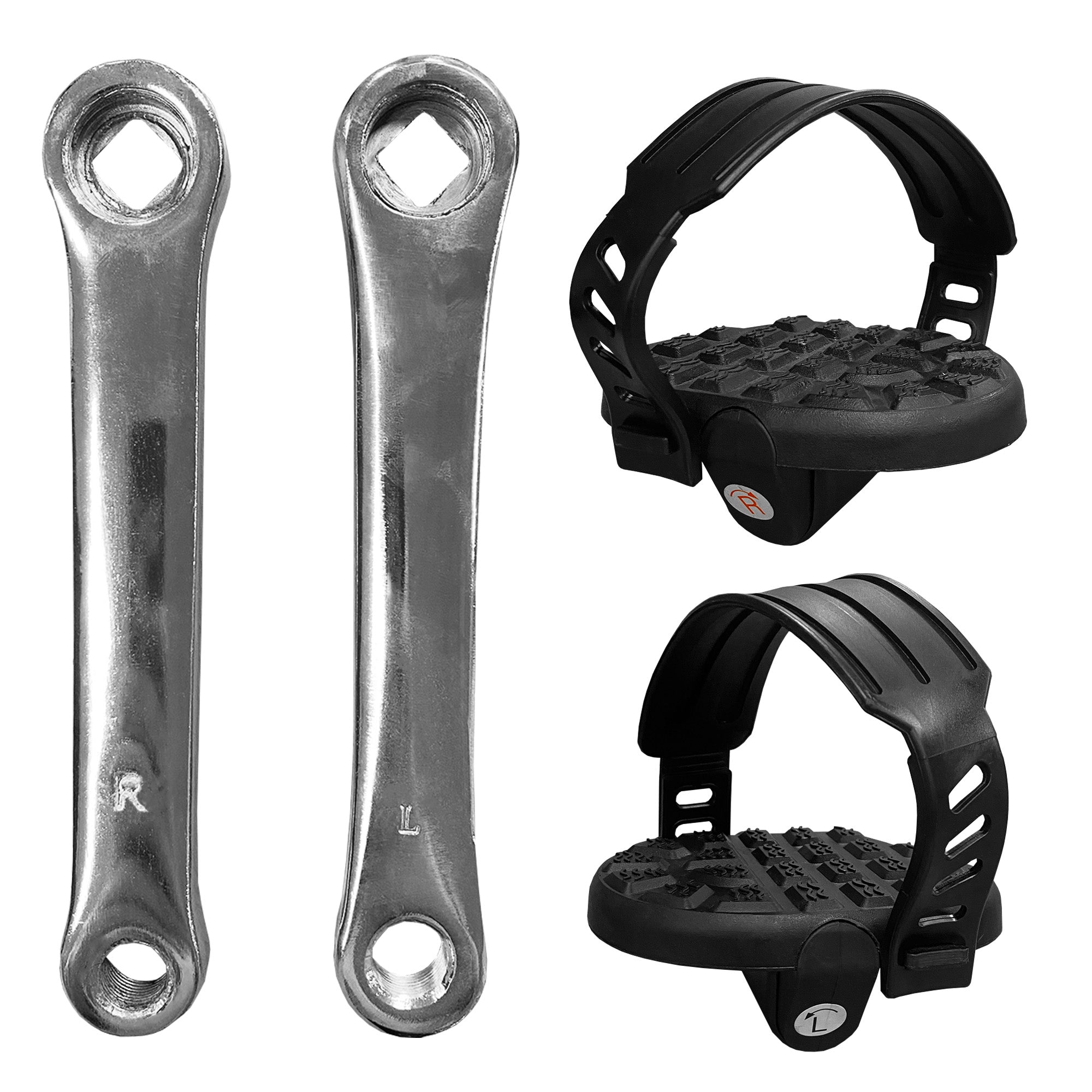 Upright and Recumbent Bike Pedal and Cranks