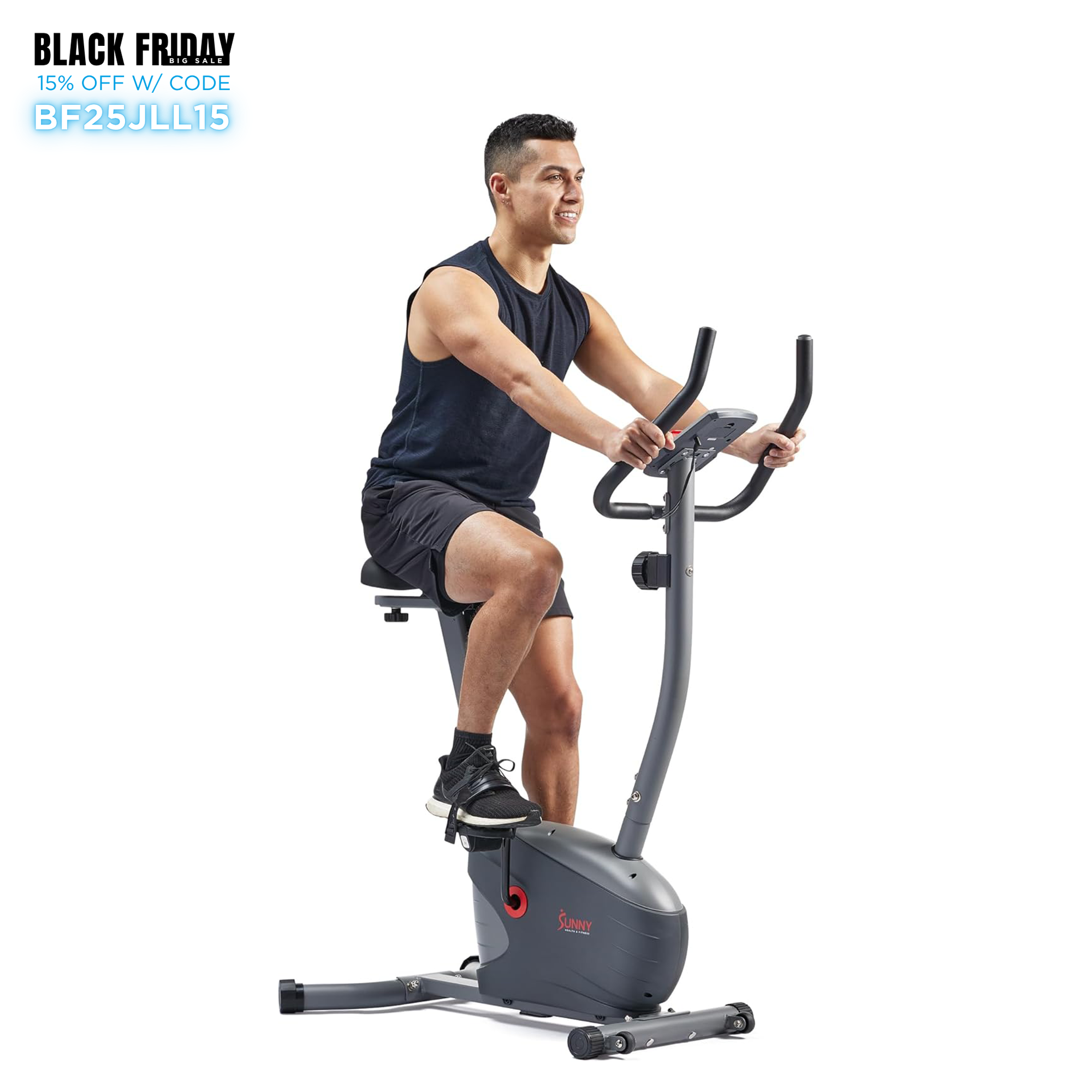 Sunny Health & Fitness Performance Upright Exercise Bike