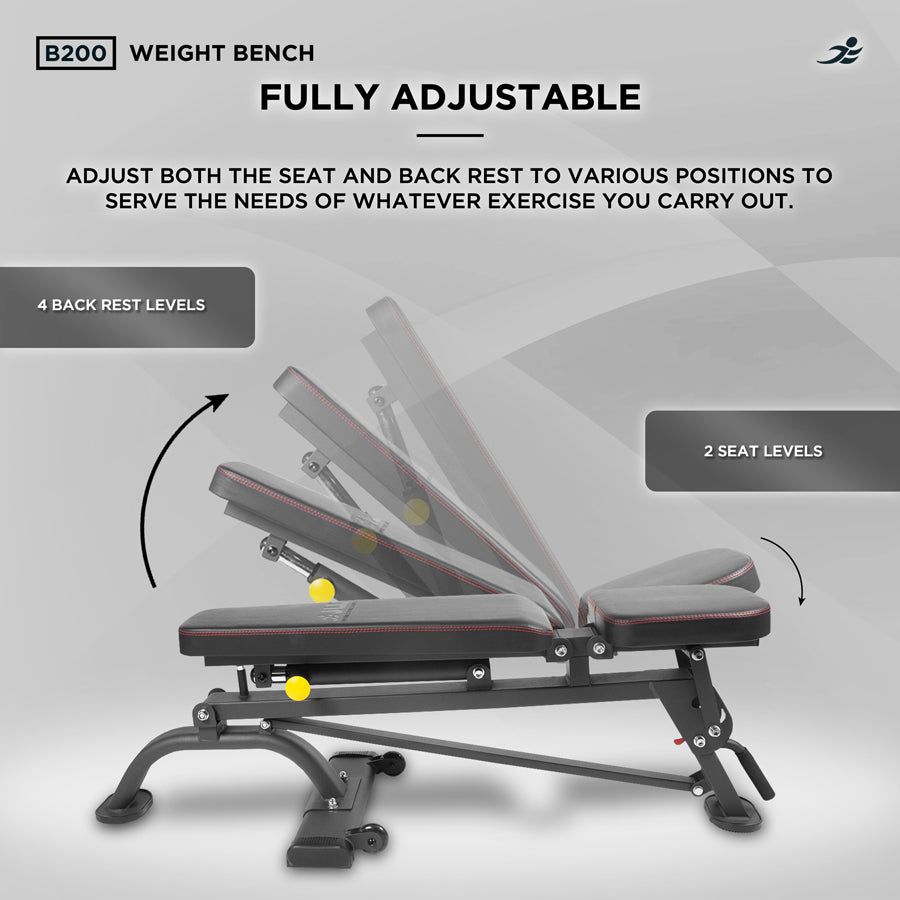 B200 Adjustable Weight Bench