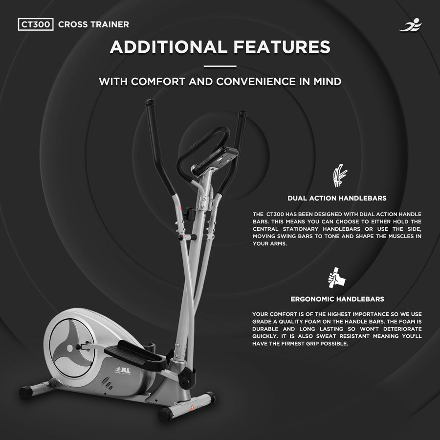 CT300 Cross Trainer - Magnetic Resistance Cross Trainer/ Elliptical for Home Use