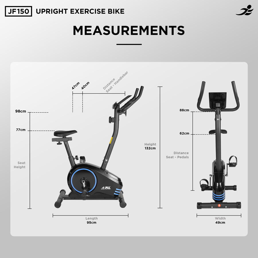 JF150 Blue Upright Bike - Packaging Damage