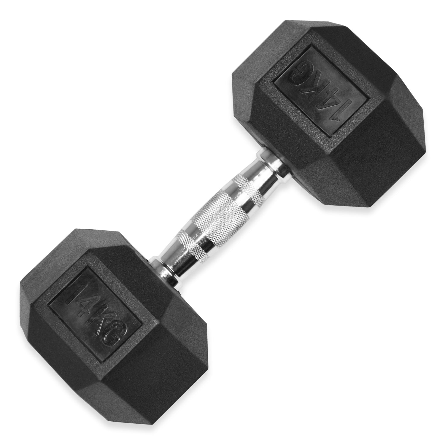 Rubber Hex Dumbbells 4kg - 32kg