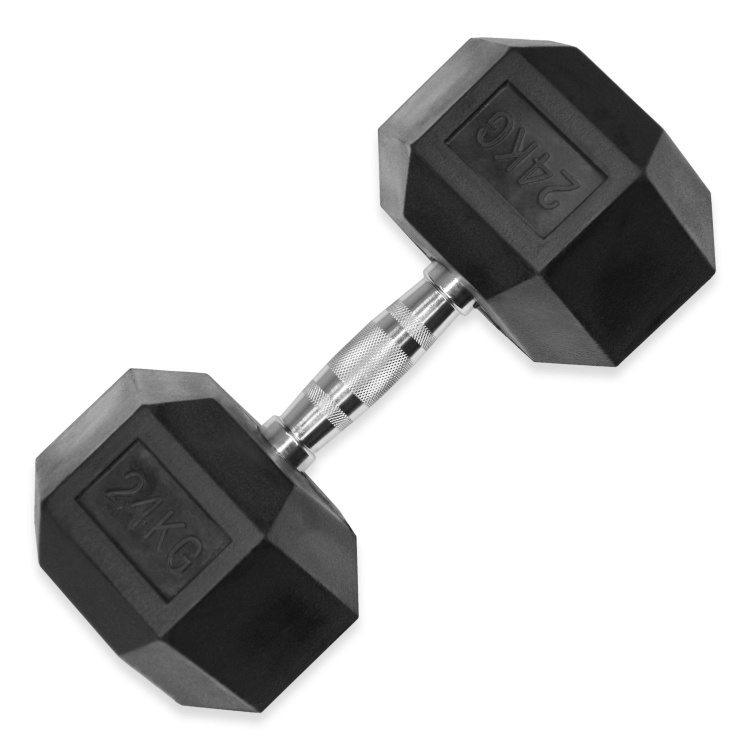 Rubber Hex Dumbbells 4kg - 32kg