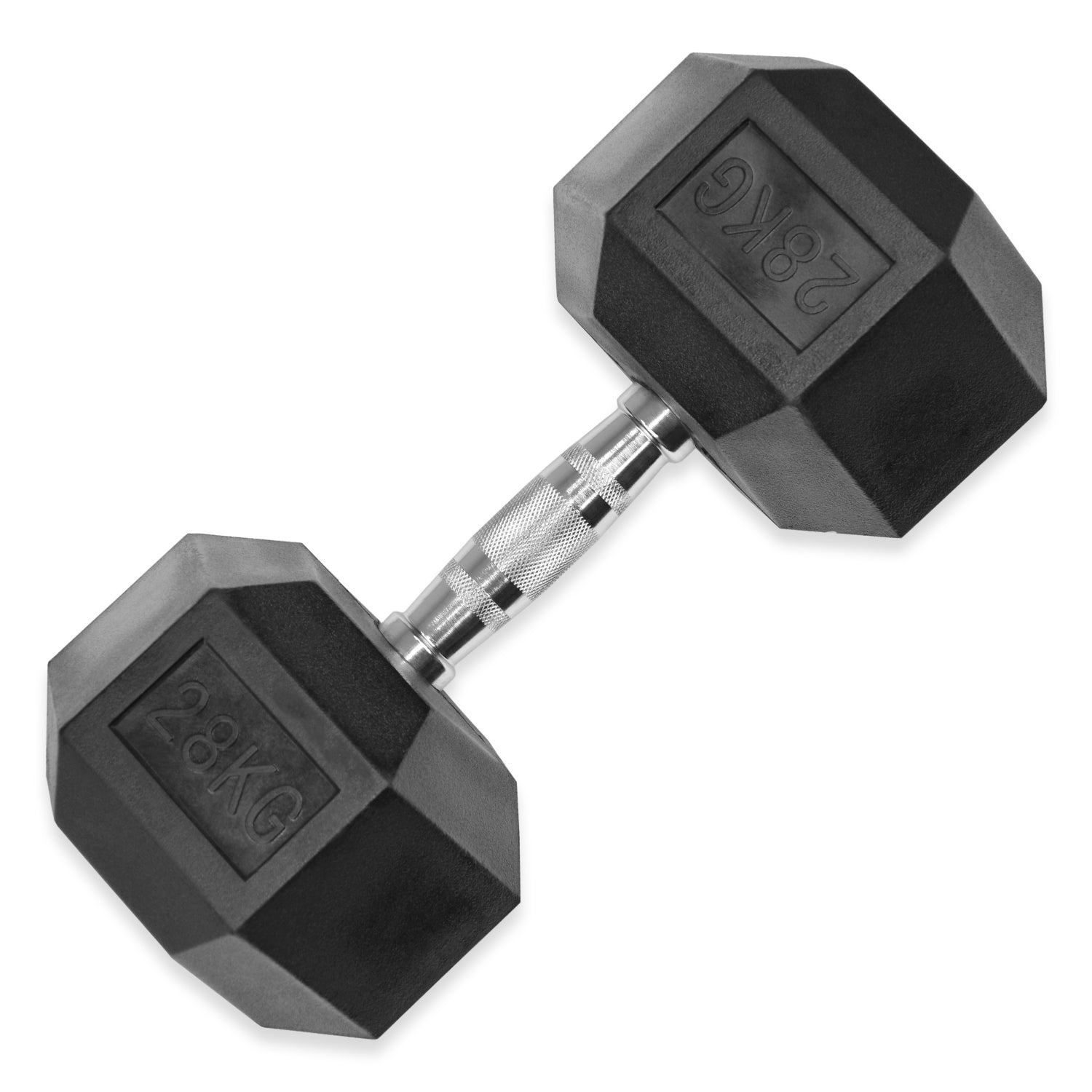 Rubber Hex Dumbbells 4kg - 32kg