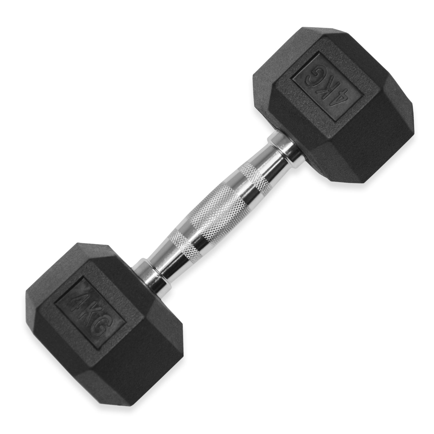 Rubber Hex Dumbbells 4kg - 32kg