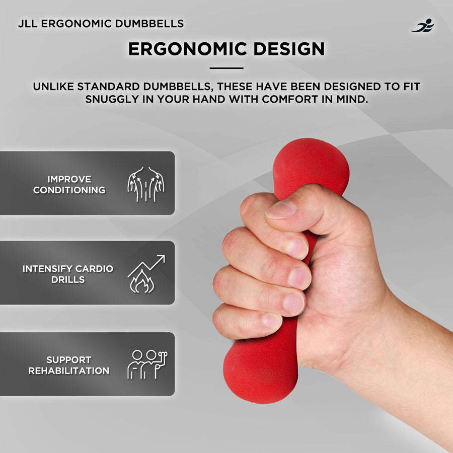 Ergonomic Neoprene Dumbbells Set