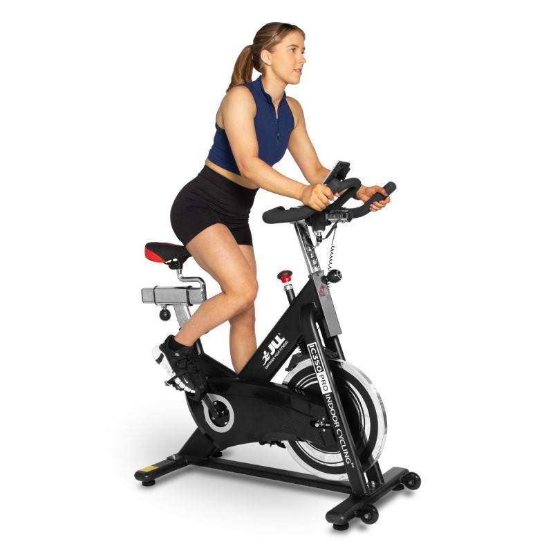 JLL IC350 Pro Indoor Cycle Exercise Bike Advanced Momentum Flywheel