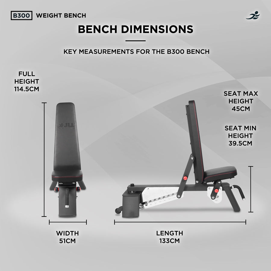 B300 Adjustable Weight Bench