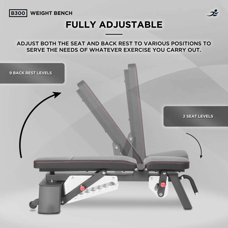 B300 Adjustable Weight Bench