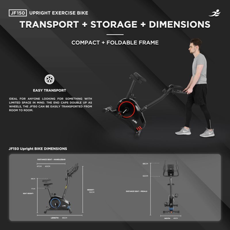 JF150 Home Exercise Bike - Magnetic Resistance