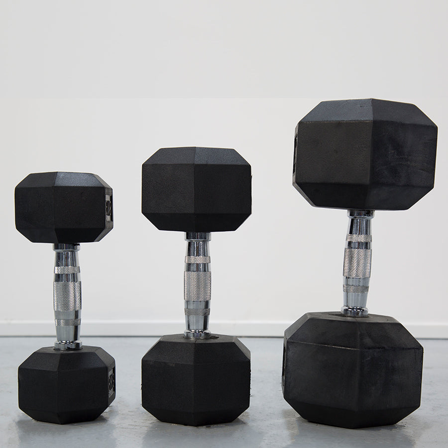 Refurbished Hex Dumbbells (Pairs) 4kg- 32kg